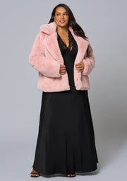 Midnight Aura Fur Jacket