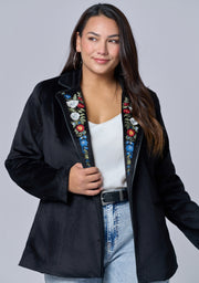 Dreamscape Velvet Blazer