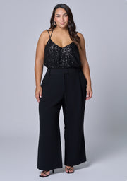 Fired Up Satin Trim Pant