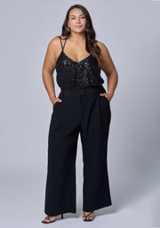 Fired Up Satin Trim Pant