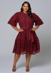 Claudia Broderie Dress
