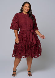 Claudia Broderie Dress
