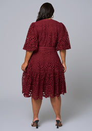 Claudia Broderie Dress