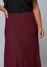 Luxe Satin Maxi Skirt