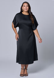 Lust Unleashed Satin Midi Dress