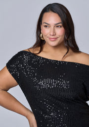 Platinum Nights Sequin Maxi Dress