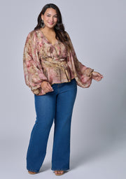 Aura Peplum Blouse