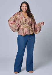 Aura Peplum Blouse