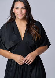 Black Noise Maxi Dress