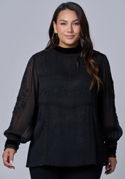 Nightfall Embroidered Blouse