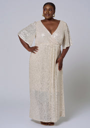 Lure Sequin Maxi Dress