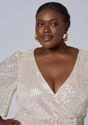 Lure Sequin Maxi Dress