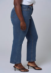 Lia Crop Straight Leg Jean