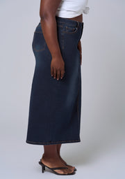 Raven Denim Midi Skirt
