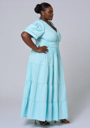 Abby Linen Maxi Dress