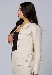 Lani Linen Utility Jacket