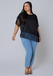 Undone Satin Tee