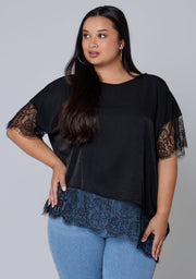 Undone Satin Tee