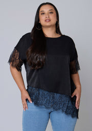 Undone Satin Tee