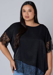 Undone Satin Tee