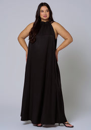 Obsidian Halterneck Maxi Dress