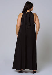 Obsidian Halterneck Maxi Dress