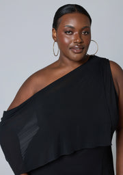 Bane Asymmetric Maxi Dress
