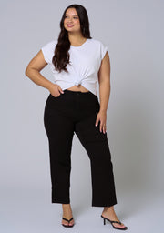 Mia Crop Straight Leg Jean