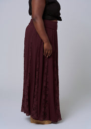 Gilded Meadows Maxi Skirt