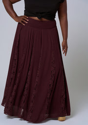 Gilded Meadows Maxi Skirt