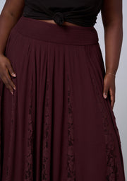 Gilded Meadows Maxi Skirt