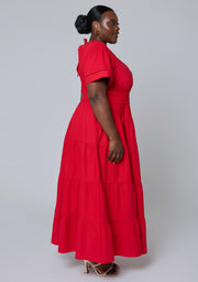 Abby Linen Maxi Dress