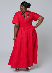 Abby Linen Maxi Dress