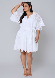 Charms Broderie Mini Dress