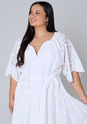 Charms Broderie Mini Dress