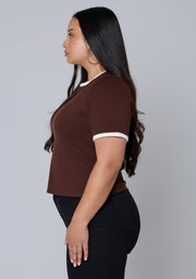 Luxe Contrast Tee