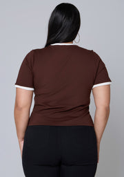 Luxe Contrast Tee