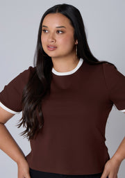 Luxe Contrast Tee