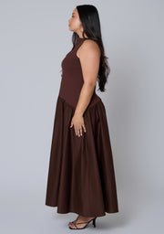 Steel Rose Maxi Dress