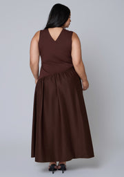 Steel Rose Maxi Dress