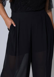 Staged Sheer Pant