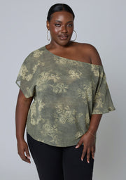 Echo Floral Sheer Top