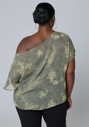 Echo Floral Sheer Top