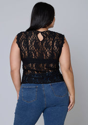 Dark Season Lace Top