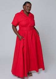 Gabrielle Linen Maxi Dress