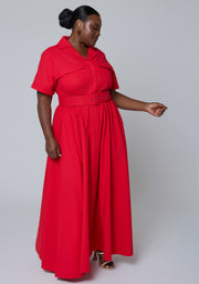 Gabrielle Linen Maxi Dress