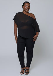 Echo Short Sleeve Sheer Top