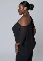 Echo Short Sleeve Sheer Top