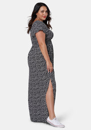 Getting Down Print Maxi Dress