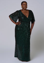 Lure Sequin Maxi Dress